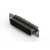 EDAC 627-M25-622-LT1 D-Sub Connectors - Standard Density Vertical Machined D-Sub Connectors