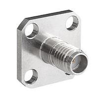 Bulgin RFSSMAA4JAAE Connectors SSMA Straight Jack 4 Hole Flange RF Connector