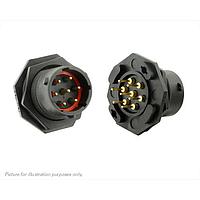 Eaton Souriau-Sunbank UTS714D7P Receptacles 7P SZ 14D JAM NUT PIN RECEPT HI SEAL