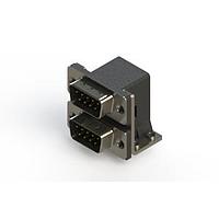 EDAC 661-009-364-052 Dual Port D-Sub Connectors Right-angle Dual Port D-Sub Connector