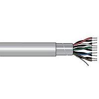 Alpha Wire 2243C SL001 Communication and Control 18 AWG, 3 Pair Communication Cable, Shielded, 1000 ft  - Slate