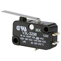 Honeywell V3L-3296 Micro Switch SPDT 15.1A 125VAC Straight Lever