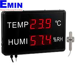 Industrial temperature and humidity display instrument for facility monitoring