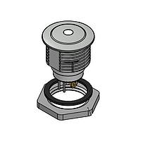 Lumex W57M-E12B Standard Switches PBS 16mm SPST 0.1A 48V mom metal