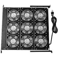 Orion Fans OAT907 Fan Tray Assembly AC Fan Tray, 9 Unit, 990CFM, 115/230VAC, Dual Voltage, 482x482x45mm
