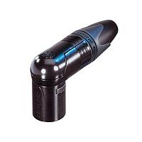 NEUTRIK NC6MRX-BAG XLR Connectors 6P M CBLE R/A END X BLACK/SILVER