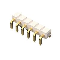 GCT (Global Connector Technology) BG304-06-A-0500-L-G Headers 6w, 2.54mm Pth Hdr, U Shaped, Single Insul, LCP Natural, Box