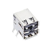 AMP Connectors - TE Connectivity 5787745-4 USB Type A Connectors A R/A STACK T/H
