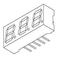 Lumex LDT-N2804RI Numeric Display .28" Trpl Digit Disp 635nm Red Chips