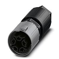 PHOENIX CONTACT 1410386 Circular Metric Connectors QPD P 4PE6 0 9-14 BK