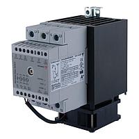 Carlo Gavazzi RGC2A60D75GGEDFM Solid State Relays 2-pole DIN-rail mount SSR, Zero-cross switching with monitoring, Operating voltage (Ue): 90 - 660 Vac (1200 Vp), Rated current (Ie): 75 Aac, Control voltage (Uc): 5 - 32 Vdc, External supply: 24 Vdc/Vac, Built-in overvoltage protection