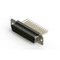 EDAC 627-M25-623-GT1 D-Sub Connectors - Standard Density Vertical Machined D-Sub Connectors