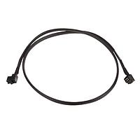 AMP Connectors - TE Connectivity 2820328-4 Mini SAS/SATA Cable R/A to R/A 4i MR 1.0 100 Ohm