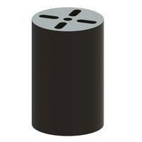 Essentra Components LEDM-3-10 LED Spacers LED Spacer,5MM T-1-3/4,Blk,10MM Spc