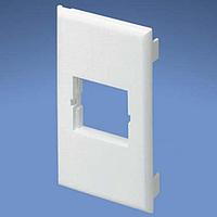 Panduit T70B1IW Power Rated Fitting Single Gang Snap-on Vertical Communicati