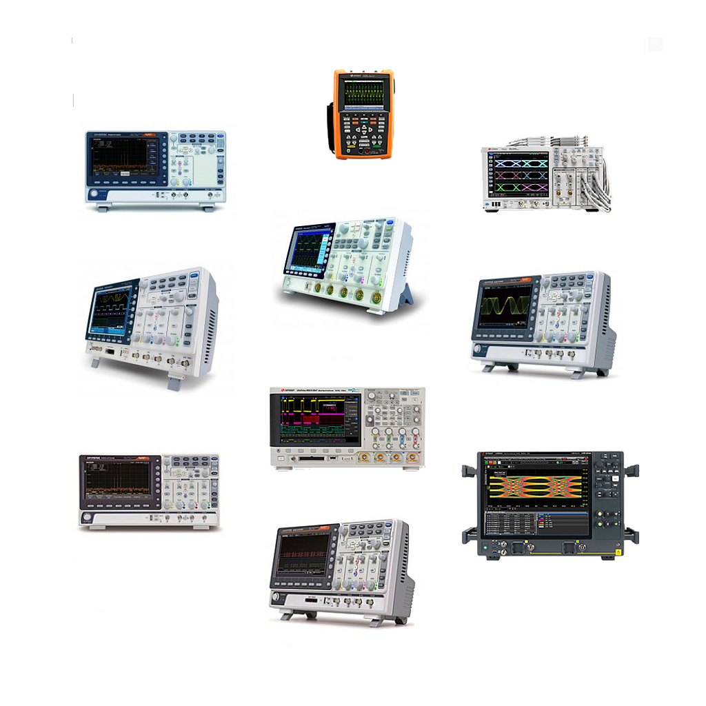 Calibration service for oscilloscopes and logic analyzers in an electronics test environment