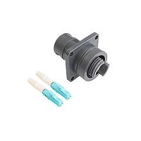 Bulgin PXEB5222B005 Multimode 2 Channel Flange Mount to LC Connector Cable Assembly