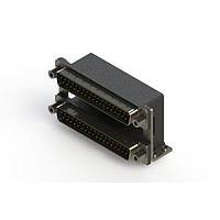EDAC 661-037-364-059 Dual Port D-Sub Connectors Right-angle Dual Port D-Sub Connector
