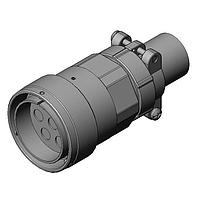 JAE Electronics JK06EM07PN1-F0 Circular MIL Spec Connector 7 Position Panel Mount, Receptacle, Socket Contact, N