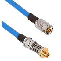 Amphenol SV Microwave FQSMPM-085-MV67.3SMPS-060 RF Cable Assemblies SMPM F QB to VITA 67.3 SMPS 6"Cable