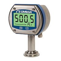 OMEGA DPG409S20-150G-W Sanitary, High Accuracy, Digital Pressure Gauge with Output (Gauge, 150 psi, Tri-Clamp, 2 in, IP65, NEMA Type 4X, Weatherproof)
