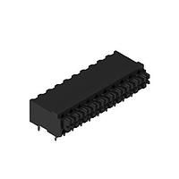 Wurth Elektronik 691410110010 Fixed Terminal Blocks WR-TBL 3.5mm pitch Monoblock THT Black Horizontal Dual Pin cable entry Screwless Push In 10P