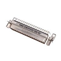 ITT Cannon DCMD37PJF225 Plug 90 pcb metal brkt screwlock SST shell