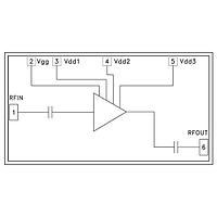 Analog Devices HMC576 Multiplier x2 Active Multiplier Chip, 18 - 29 GHz Fout