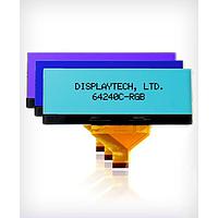 Displaytech 64240C FC BW-RGB LCD Graphic Displays 3.3V Dot sz=.5x.5 Rd Gr& Bl Backlight