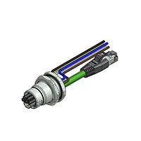 Amphenol CONEC 57-02207 Ethernet Cables / Networking Cables ENP-17-1-FSH1PBU4PEDST4-45S-RS8.33-0,5/0,5/G6/150/034