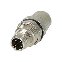 HARTING 21038811426 Straight M12 SD PFT MALE D CODE 4 POL