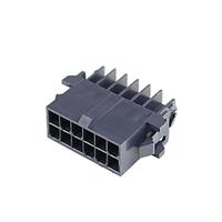 Molex 172767-1012 Headers & Wire Housings MINIFIT TPA2 DR PLUG HSG V-0 12CKT