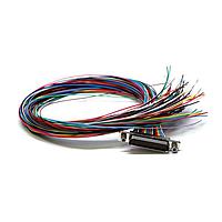 Glenair MWDM2L-100S-6J7-18P Micro-D D-Sub Connectors MICRO D PREWIRED CON 100CNT SKT #26AWG