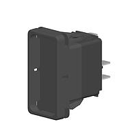 Carling Technologies V1D1B60B-00000-000 Snap-In Rocker Switch 1-pole, ON - None - OFF, 20A 12VDC not HP rated, Illuminated, Sealed V-Series Switch Only, .250 Tab (Q.C.), 8 Terminal base and No Actuator
