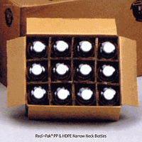 Wheaton WH.209627 Bottle redi. pe, amb w-n, 125ml