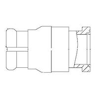 Amphenol SV Microwave 1204-4000 RF Connectors / Coaxial Connectors