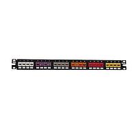 Panduit CPP24FMWBLY Wire Ducting & Raceways Patch Panel, 24 Port, Modular Flush Moun