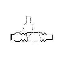Raychem - TE Connectivity 202C642-51-0 Molded Boot, Circular 202C642-51-0