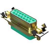 Amphenol Positronic RD9S100V5S/AA-50 Receptacle D-Sub Female Connector 9P Crimp Stainless Steel, Passivated Shell RoHS Lock Lever