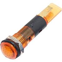 Mallory Sonalert FL1P-8NJ-1-Y110V Indicators LED YEL 8MM NUT 110VAC/DC