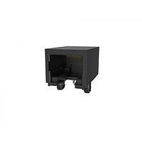 Amphenol Commercial Products RJE051660510H Modular Connectors / Ethernet Connectors Single port Modular Jack - Right Angle, tab down, Input Output Connectors  6P6C, Without Shield
