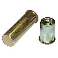 ATLAS AEKS8-518-150B Rivet Nut Atlas Rivet Nut, SpinTite, AEK, Minimized Profile Head, Blind End, Steel, Thread Size - 5/16-18, 1st Grip
