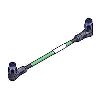 Molex 1201080353 Ethernet Cables / Networking Cables M12-4P(D)-MM ST/RJ45 10M