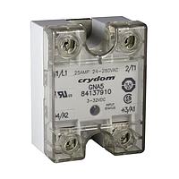 Sensata Technologies - Crydom 84137910 Solid State Relays SSR Relay, Panel Mount, IP20, 280VAC/25A, DC In, Zero Cross