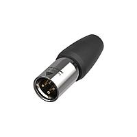 NEUTRIK NC3MX1-TOP Connectors XLR cable end X1-TOP series 3 pole male - nickel/gold - IP 65 and UV rated for cable OD 5 - 10 mm