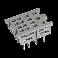Schneider Electric Relays 70-378-1 Relay Sockets Chassis Mnt Socket 14-Pin, Solder Term