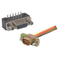 ITT Cannon MDM-69PL2L-A174 Micro-D D-Sub Connectors DSUB - Micro D, 69 Pos Pin, I" solid wire termination , commercial jackscrew low profile, Electroless Nickel