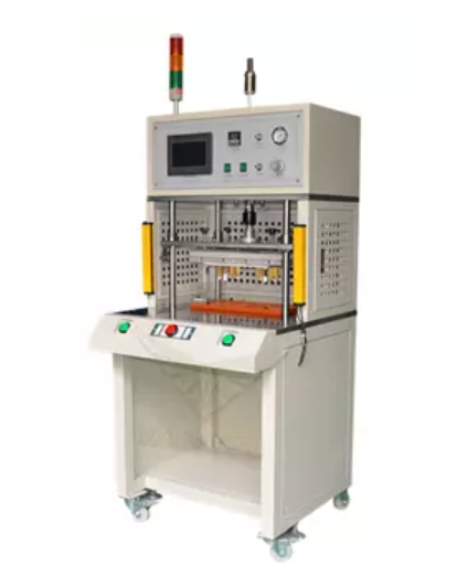 Industrial heat staking machine used for plastic component assembly