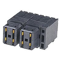 Molex 78348-2001 Receptacles Impact Pwr 3Pr RA R Hdn PF .76AuLF 4Ckt