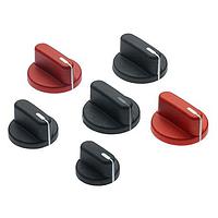 Davies Molding 1507 Cylindrical Knob with Skirt 2-Shot Skirted Knobs